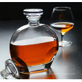 Crystal glass whisky bottle